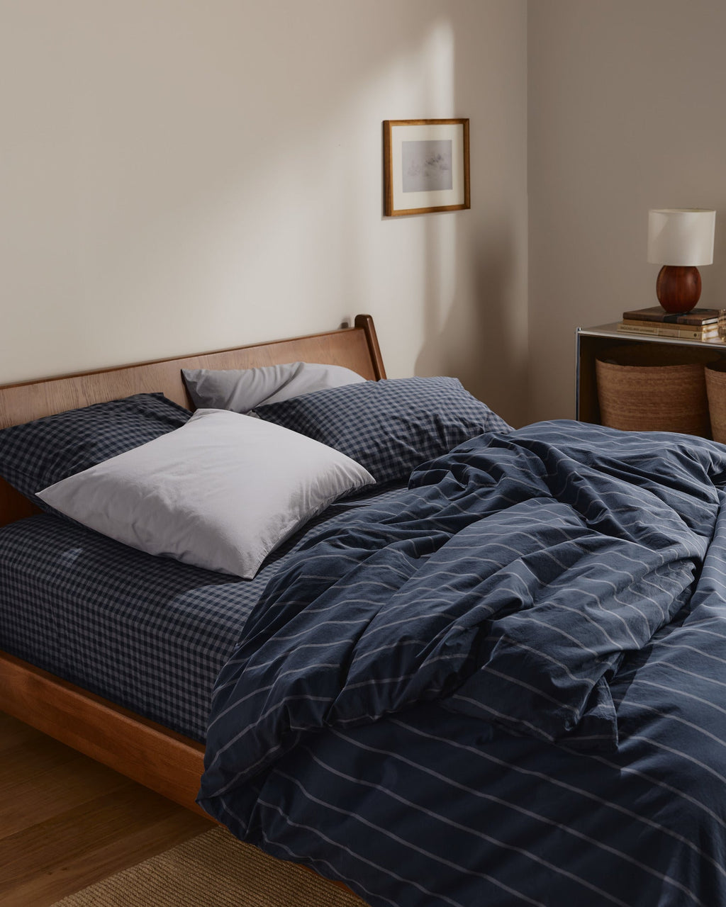 Brushed Cotton Venice Set - Dusk Check/Stripe K/CK