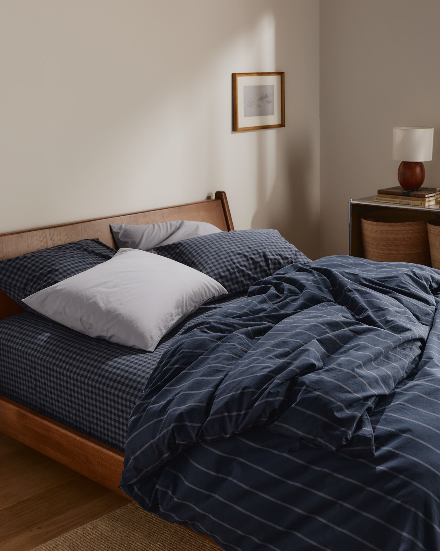 Brushed Cotton Venice Set - Dusk Check/Stripe F/Q