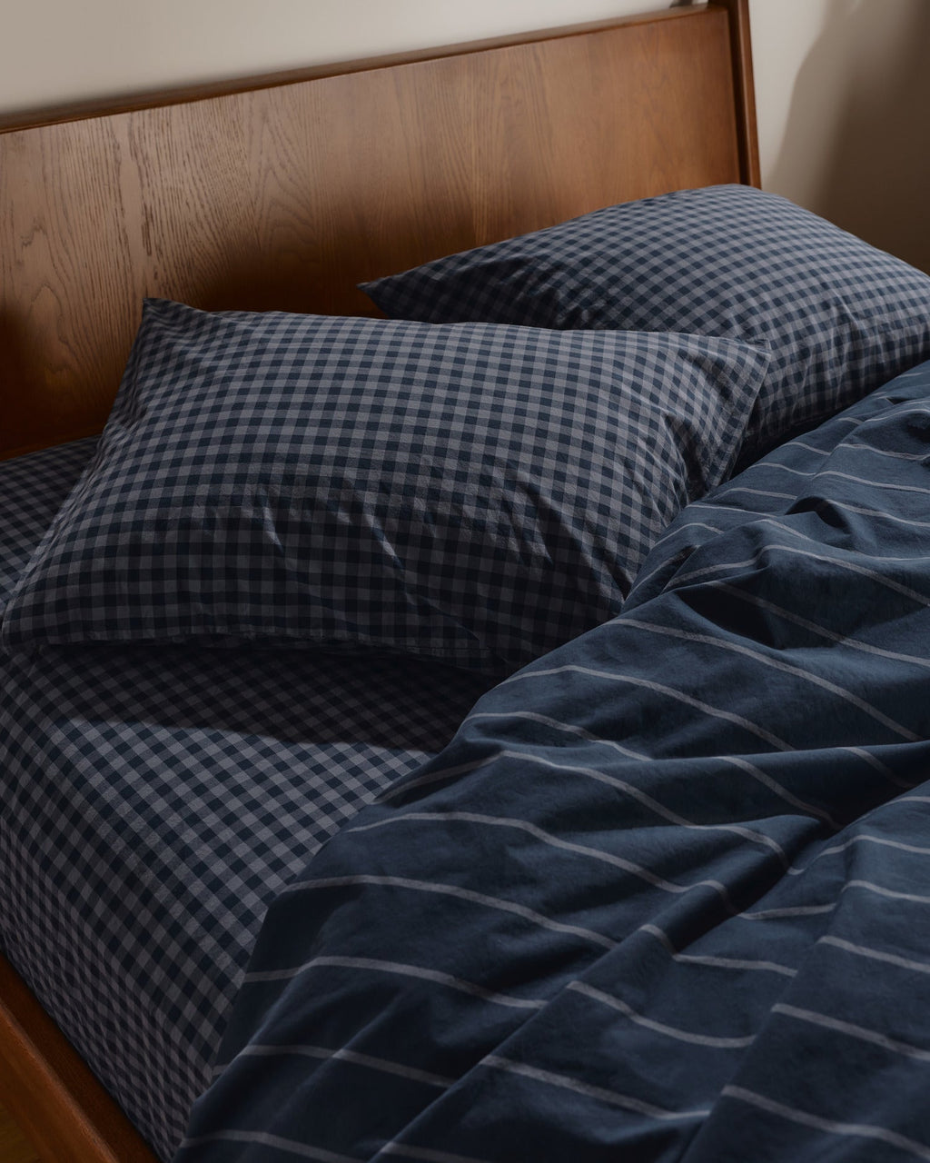 Brushed Cotton Venice Set - Dusk Check/Stripe K/CK