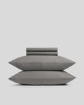 Brushed Cotton Sheet Set - Pebble K/CK