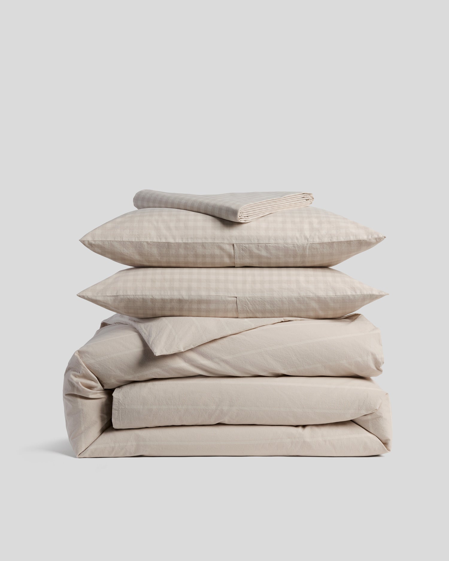 Brushed Cotton Venice Set - Bone Check/Stripe K/CK
