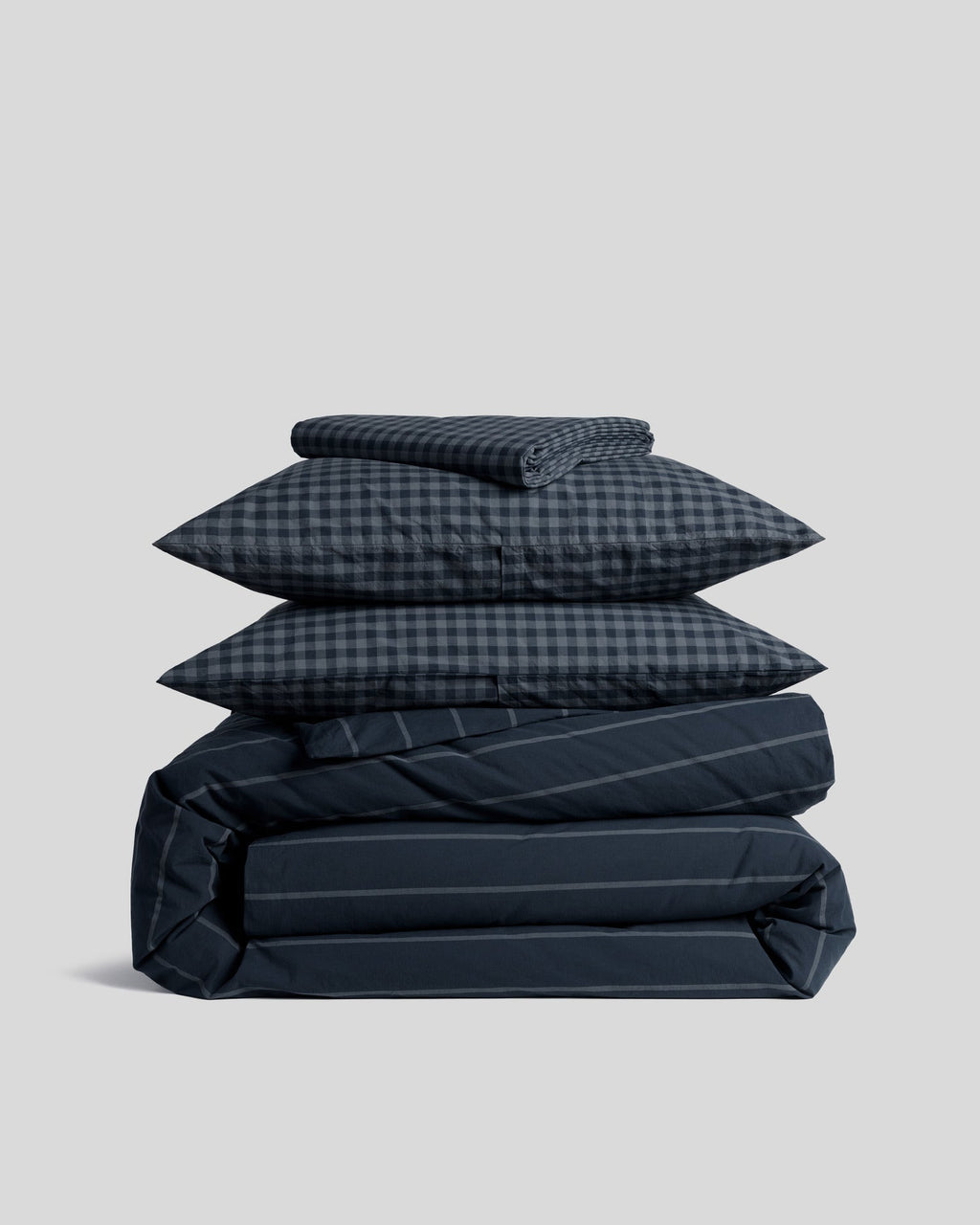 Brushed Cotton Venice Set - Dusk Check/Stripe K/CK