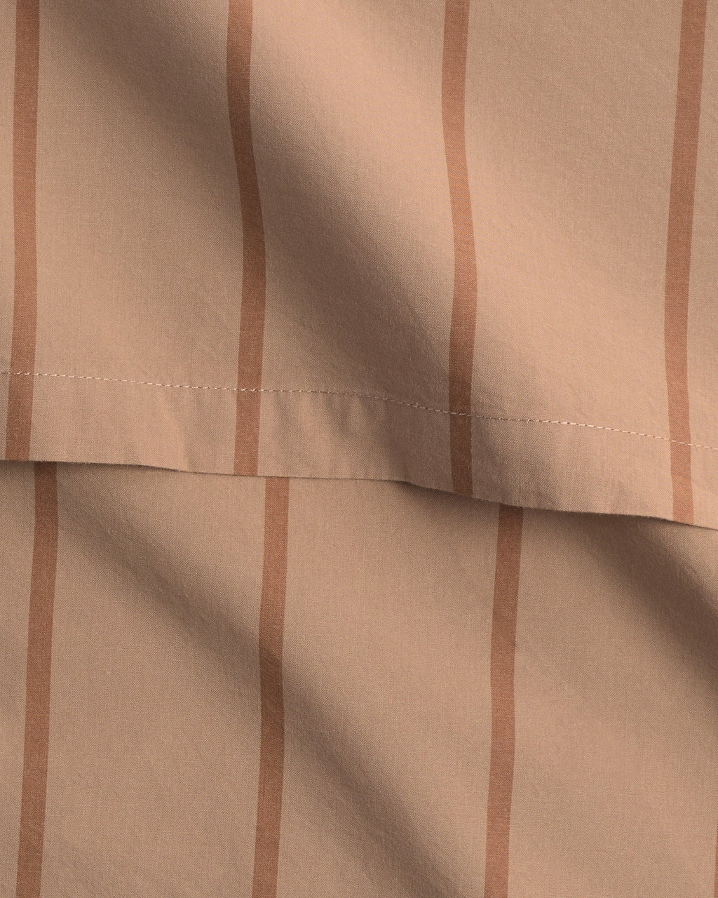 Brushed Cotton Sham Set (Adobe Stripe)