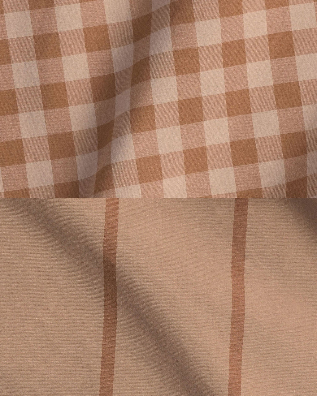 Brushed Cotton Venice Set - Adobe Check/Stripe TW/XL