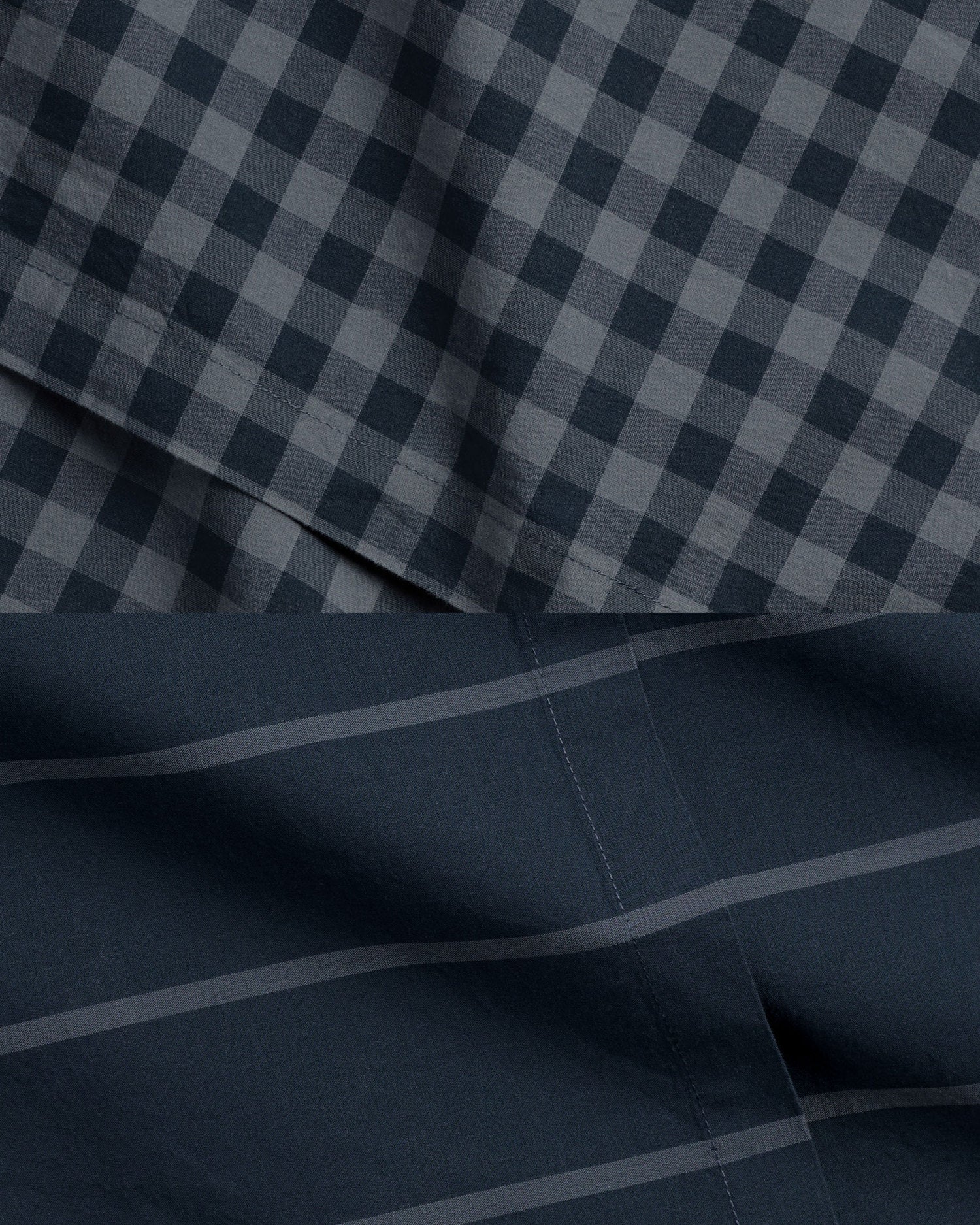 Brushed Cotton Bundle - Dusk Check/Stripe F/Q