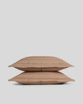 Brushed Cotton Sham Set (Adobe Stripe)
