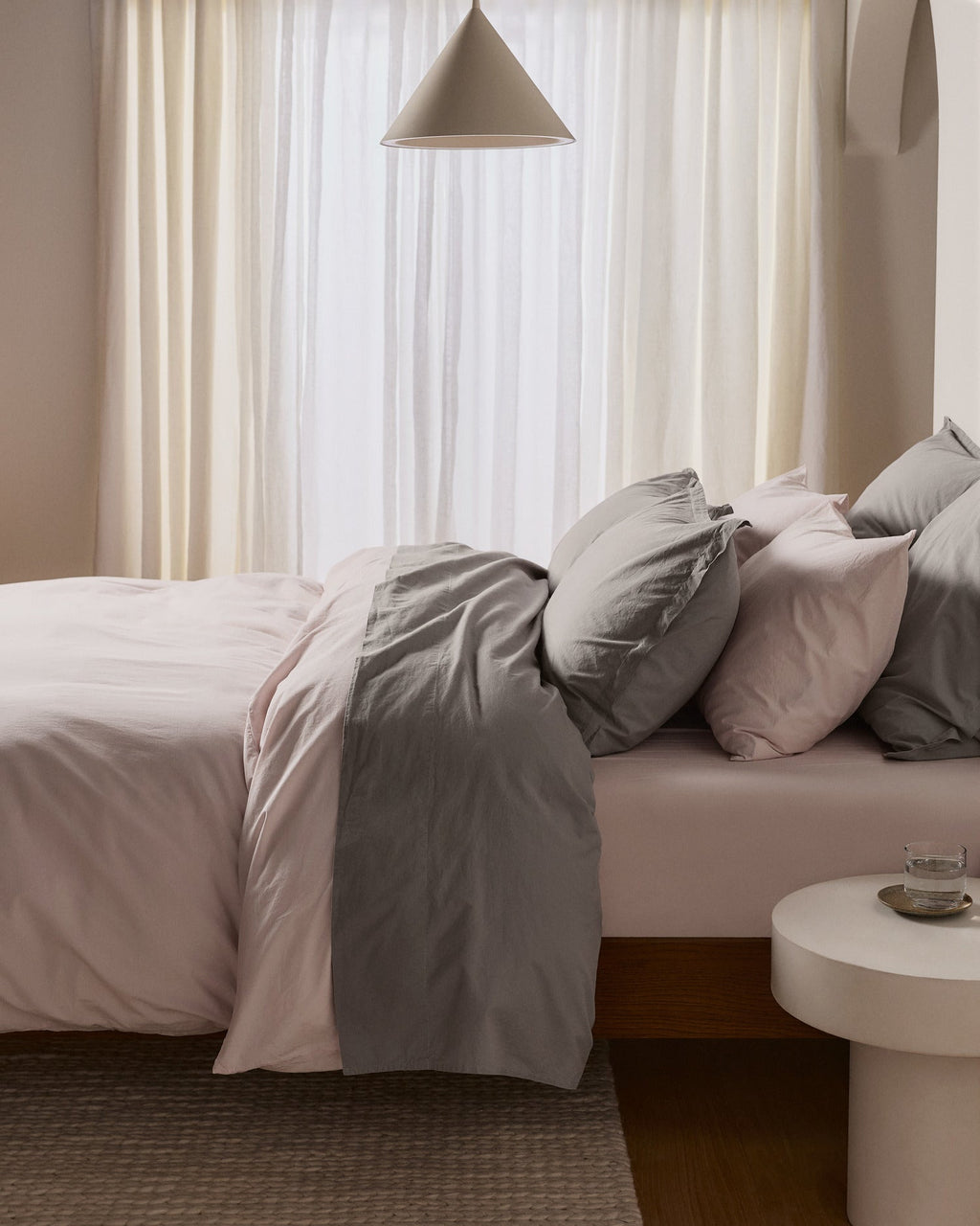 Brushed Cotton Top Sheet (Pebble)