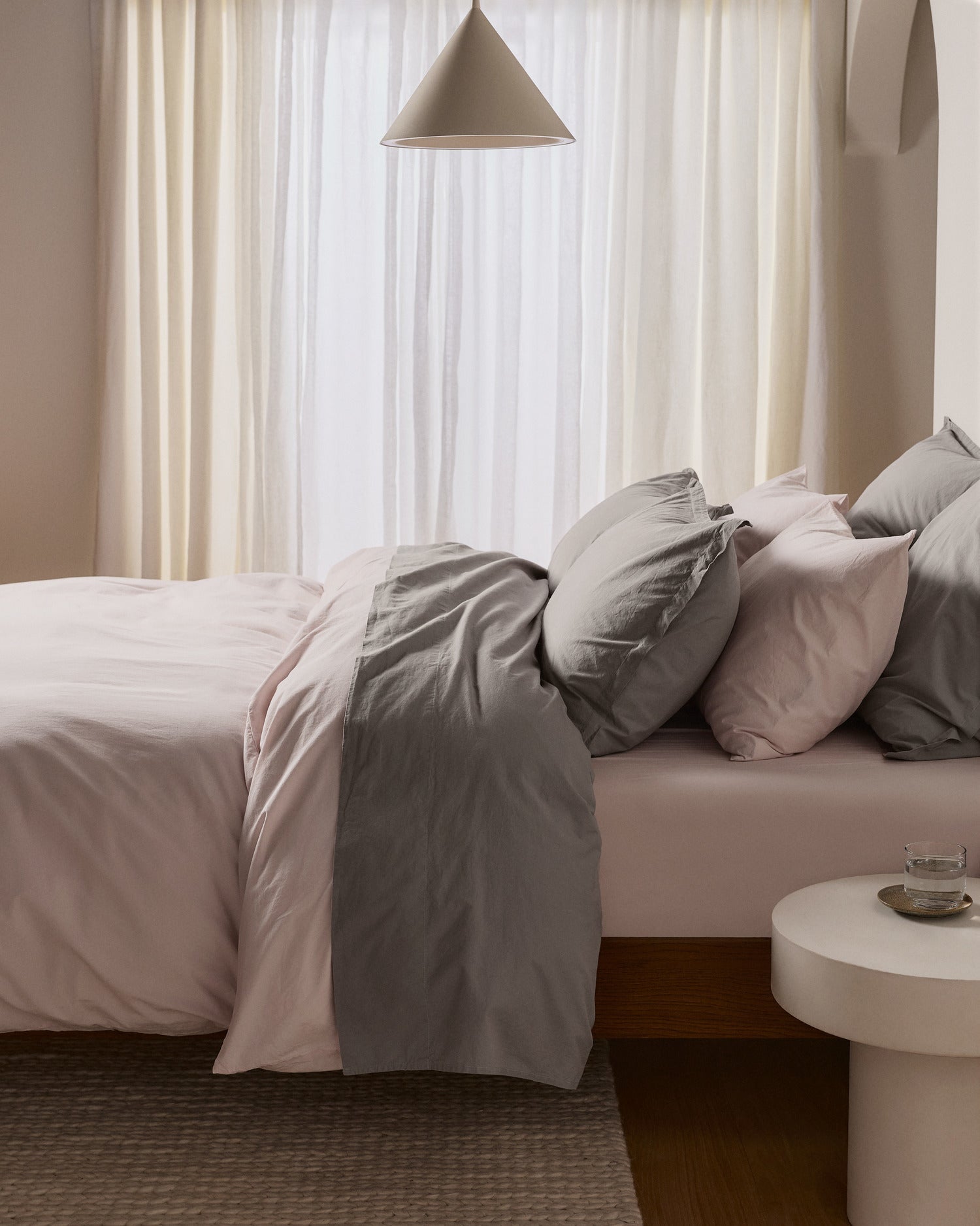 Brushed Cotton Top Sheet (Pebble)