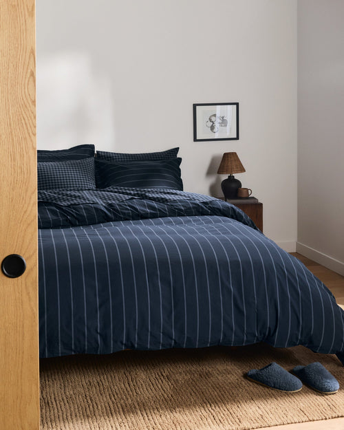 Brushed Cotton Bundle - Dusk Check/Stripe F/Q