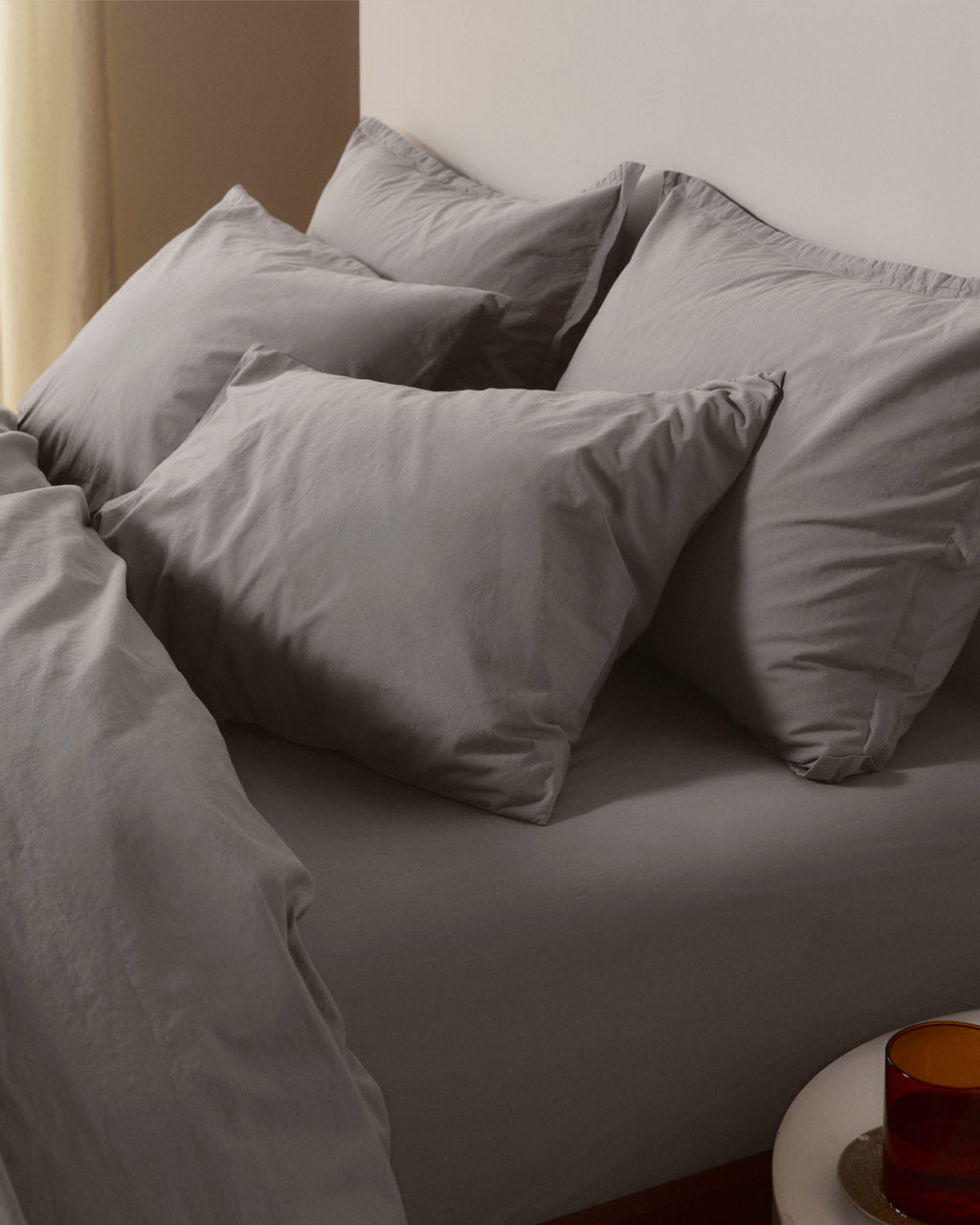 Brushed Cotton Bundle - Pebble K/CK